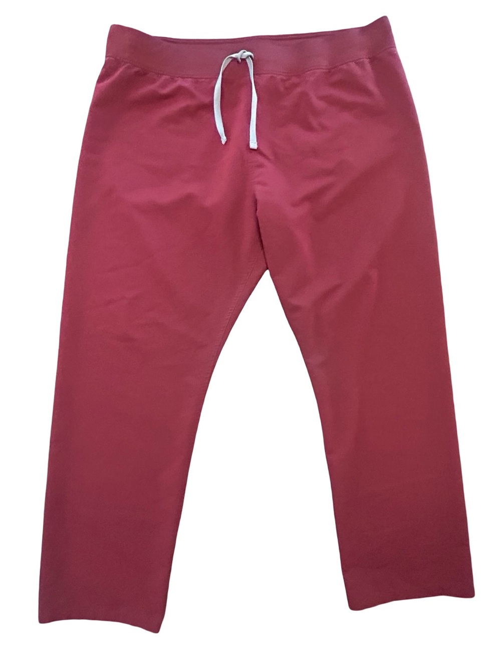 Figs Livingston burgundy maroon high-waisted straight leg scrub pants XXL reg